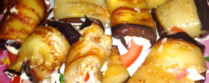 рецепт рулеты из баклажана