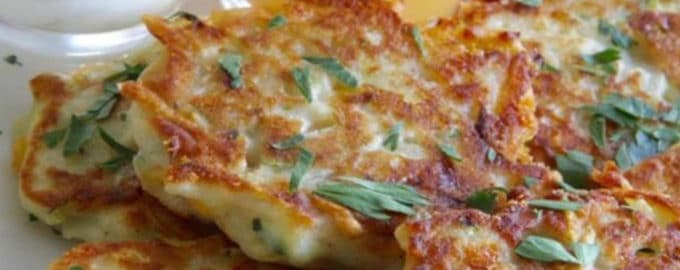 блинчики из картофеля и кабачка
