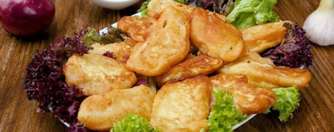 филе белой рыбы в пивном кляре