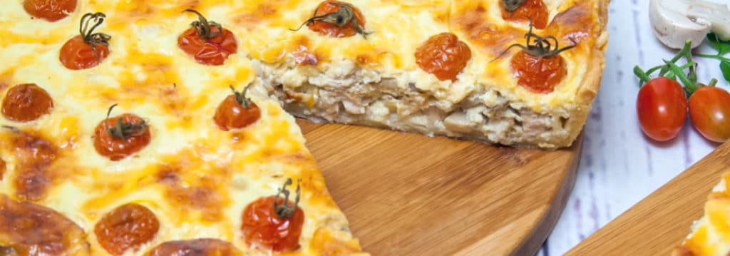 рецепт киш с курицей и сыром