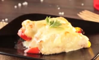 Куриные рулетики с сыром и овощами рецепт