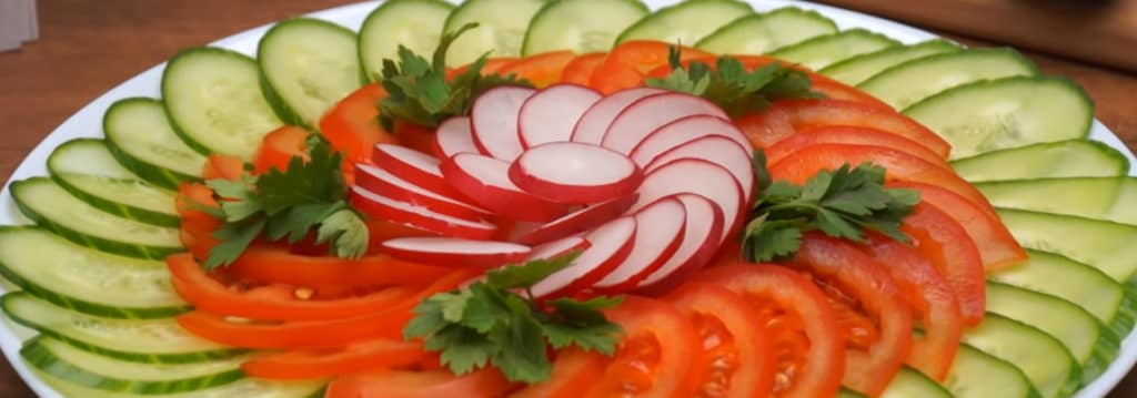 Овощная нарезка рецепт