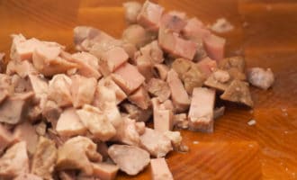 Печень трески кубиком