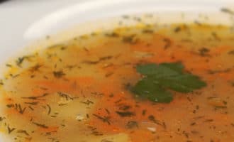 Суп с овсяной крупой рецепт