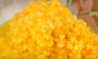 Цитрусовые измельченные в мясорубке