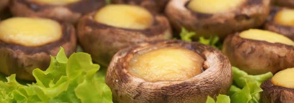 Закуска Грибы в сырной шапке рецепт
