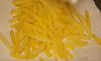 Просушиваем картофель