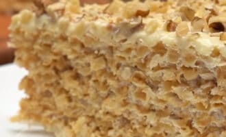 Вафельный торт со сгущенкой рецепт