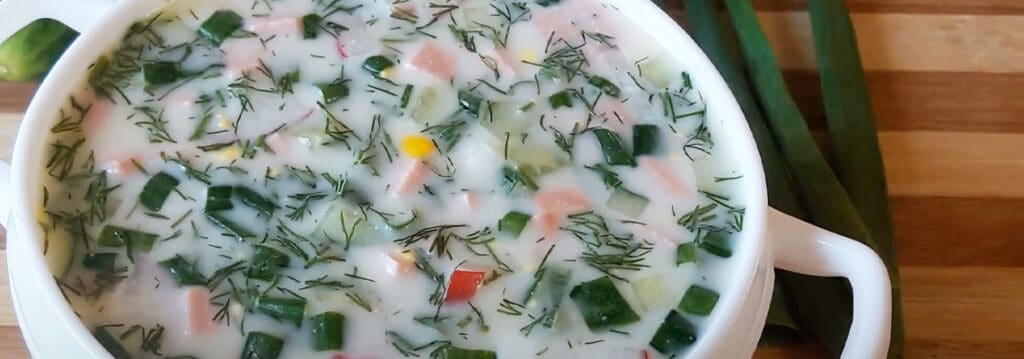 окрошка на сыворотке рецепт