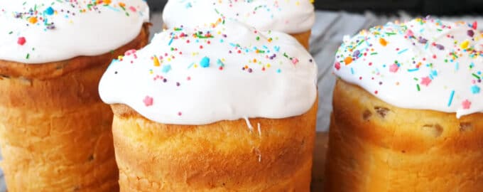 пасхальный кулич с изюмом рецепт