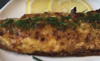Запеченная скумбрия рецепт