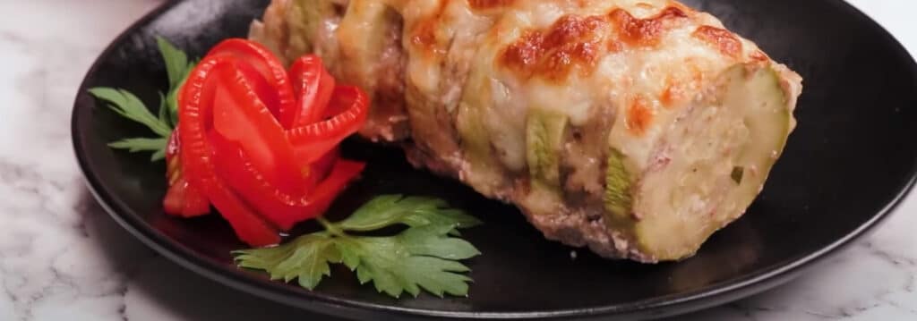 Нежные кабачки с фаршем рецепт