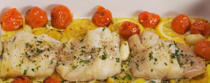 Белая рыба по-гречески рецепт