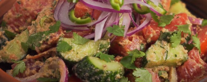 Грузинский салат из овощей