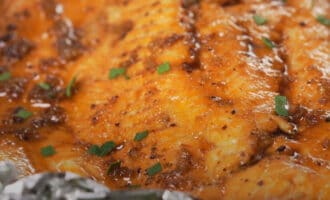 Лосось в соевом маринаде