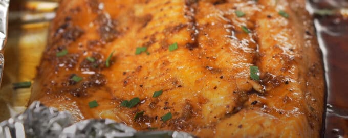 Лосось в соевом маринаде