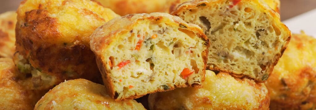 Маффины с грибами и сыром
