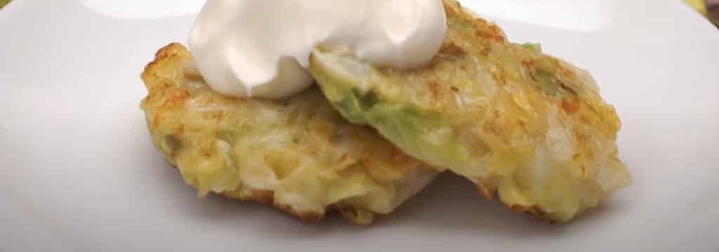 Оладьи с капустой