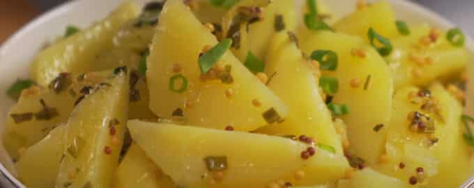 Картофель с горчичной заправкой