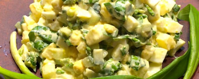 Салат с черемшой Весенний