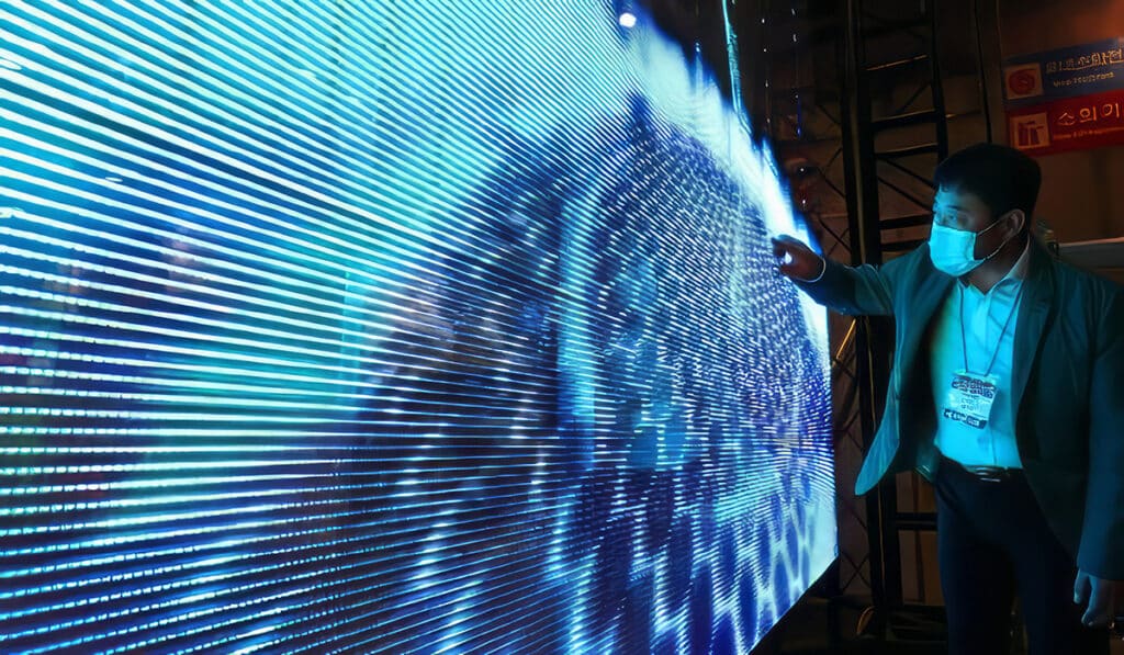 что такое прозрачный LED дисплей